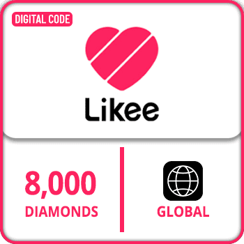 Likee Gift Card 8000 Diamonds Global product image