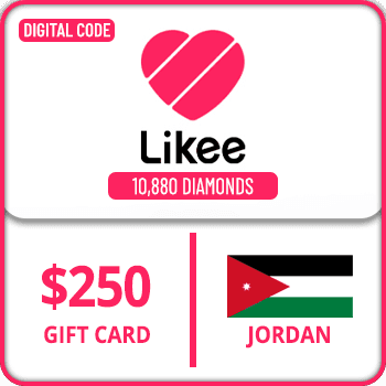 Likee Gift Card 10880 Diamonds $250 Jordan product image