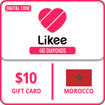 Likee Gift Card 410 Diamonds $10 Morocco product image