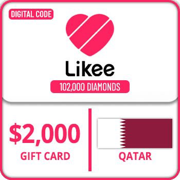 Likee Gift Card 102000 Diamonds $2000 Qatar product image