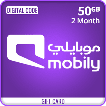 Mobily Data Recharge-50 GB - 3 Months KSA product image