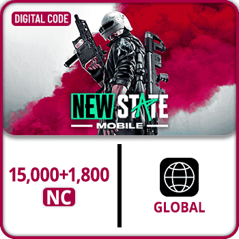PUBG New State Mobile 15000+1800 NC Global product image