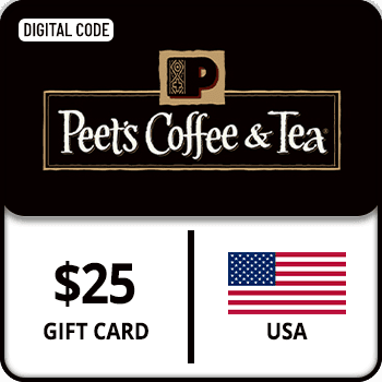 Peets Coffee & Tea Gift Card $25 USA product image