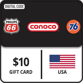 Phillips 66 & Conoco & 76 Gift Card $10 USA product image