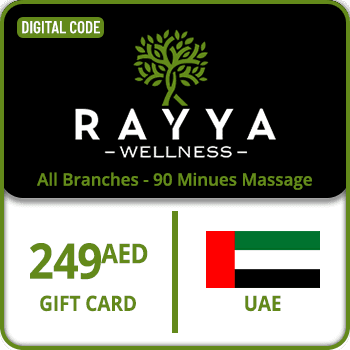 Rayya Wellness Gift Card All Branches - 90 Minutes Massage (Except Retreat Palm) 249 AED UAE product image