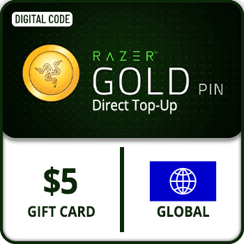 Razer Gold Direct Top-Up PIN Gift Card $5 GLOBAL product image