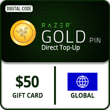 Razer Gold Direct Top-Up PIN Gift Card $50 GLOBAL product image