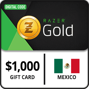 Razer Gold Gift Card 1000 MXN Mexico product image