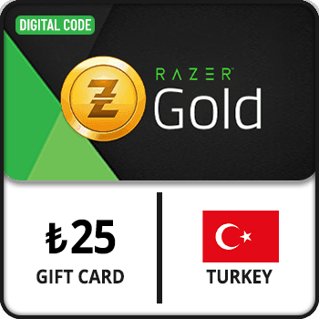Razer Gold Gift Card 25 TRY Turkey product image