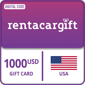 RentacarGift Gift Card $1000 USA product image