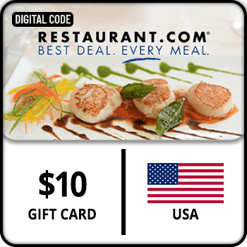 Restaurant.com Gift Card $10 USA product image