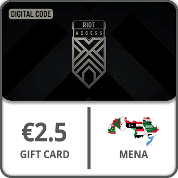 Riot Access Gift Card €2.5 EUR MENA product image