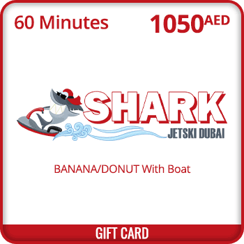 Shark Jet Ski Gift Card Banana/Donut With Boat 60 Minutes 1050 AED UAE product image