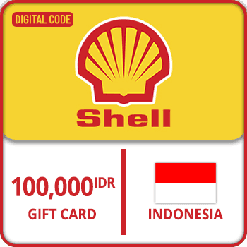 SHELL Cash e-Voucher Gift Card 100000 IDR Indonesia product image