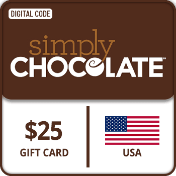 Simply Chocolate Gift Card $25 USA product image