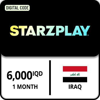 StarzPlay Gift Card 1 Month 6000 IQD Iraq product image