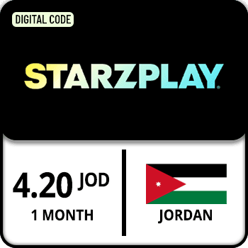 StarzPlay Gift Card 1 Month 4.20 JOD Jordan product image