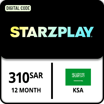 StarzPlay Gift Card 12 Months 310 SAR KSA product image