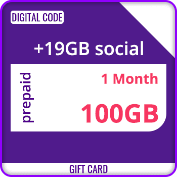 STC Quicknet EVD PP - 100GB + 19GB Social Media for 1 Month Gift Card KSA product image