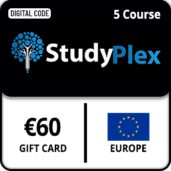 Study Plex Gift Card 5 Course €60 EUROPE product image