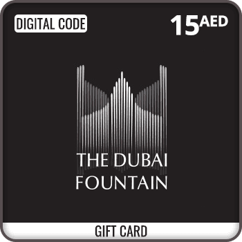 The Dubai Fountain Boardwalk Gift Card 15 AED UAE product image