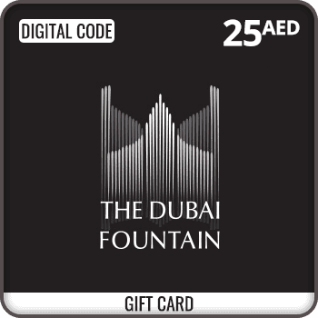 The Dubai Fountain Boardwalk Gift Card 25 AED UAE product image