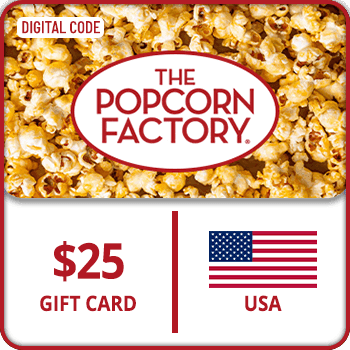 The Popcorn Factory Gift Card $25 USA product image