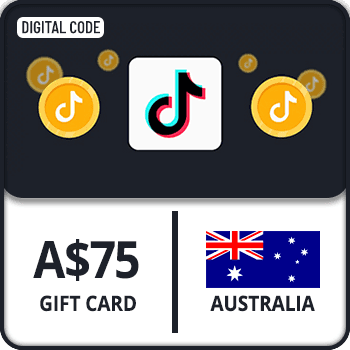 Rewarble TikTok Coin Gift Card 75 AUD Australia product image
