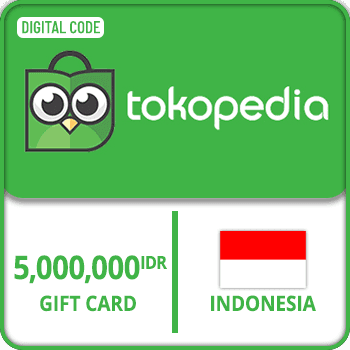 Tokopedia Gift Card 5000000 IDR INDONESIA product image