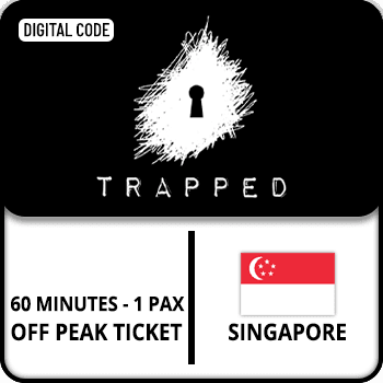 Trapped Escape Room Gift Card 60 Minutes (1 Pax Off-Peak Ticket) Singapore product image