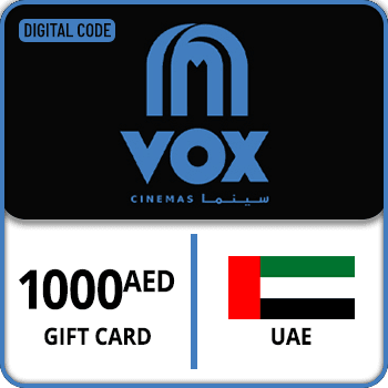 Vox Cinema Gift Card 1000 AED UAE product image