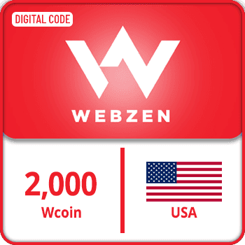 Webzen Gift Card 2000 Wcoin USA product image