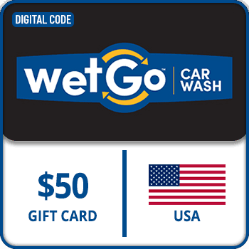 WetGo Car Wash locations Gift Card $50 USA product image