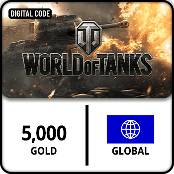 World of Tanks GOLD 5000 Gift Card GLOBAL product image