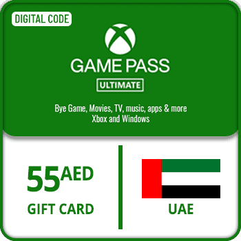 Xbox Game Pass Ultimate Gift Card 55 AED UAE product image