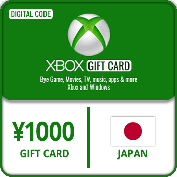 Xbox Gift Card ¥1000 Japan product image