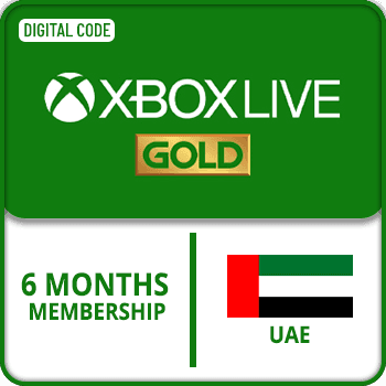 Xbox Live Gold Gift Card 6M Membership UAE product image