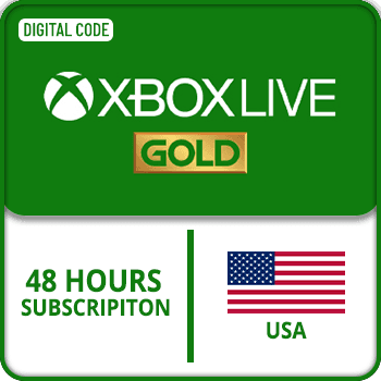 Xbox Live Gold Gift Card 48Hr Subscription USA product image