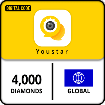 Youstar Gift Card DIAMONDS 4000 GLOBAL product image